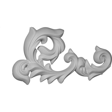 Ekena Millwork 11 3/4"W x 6 3/8"H x 1"P Dijon Onlay, Left ONL11X06X01DI-L